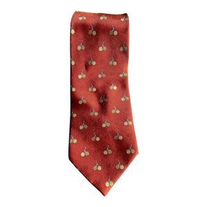 Loewe Madrid Red Frutos Tie Red Silk